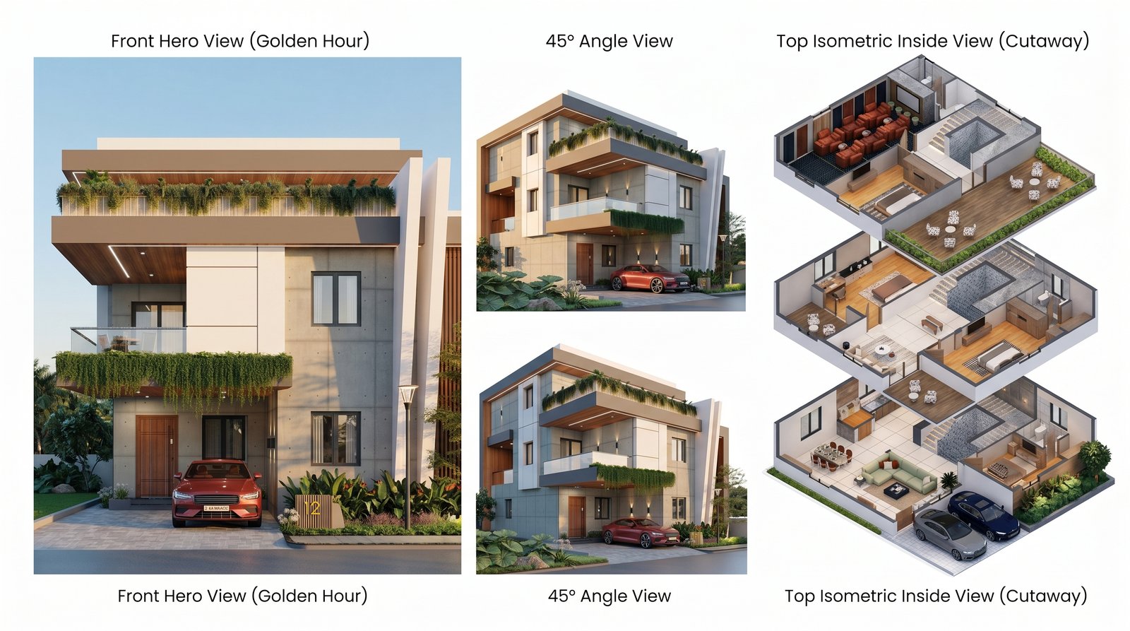 West Facing Villas in Adibatla Floor Plan